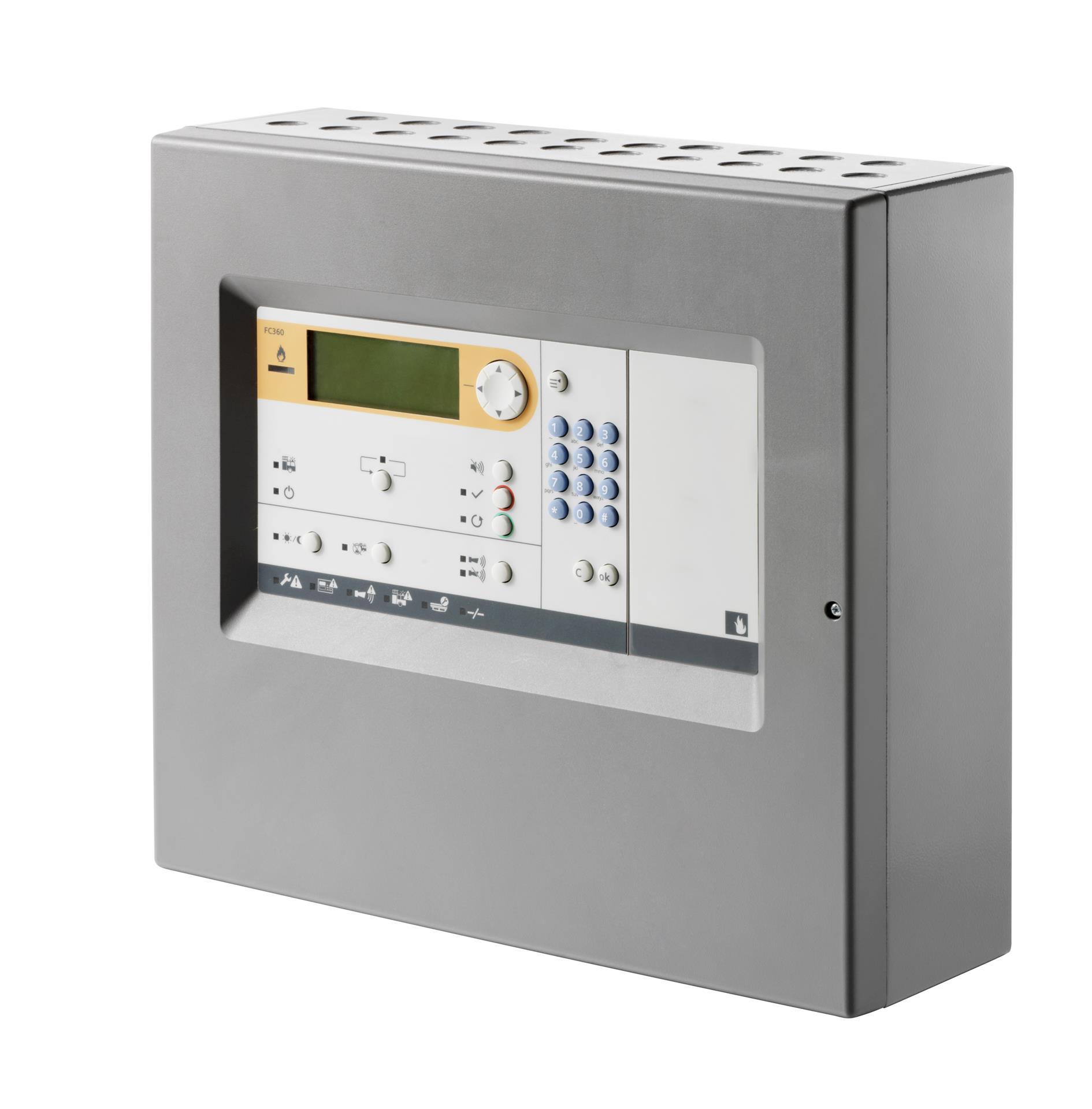 Cerberus FIT İnteraktif Yangın Algılama ve Alarm Kontrol Paneli - Kompakt Kasa (1 loop, 126 adres)
