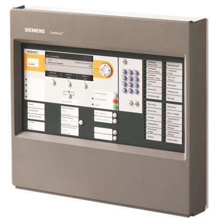Cerberus PRO İnteraktif Yangın Algılama ve Alarm Kontrol Paneli (1 loop, 126 adres, 24 LED'li gösterge,)